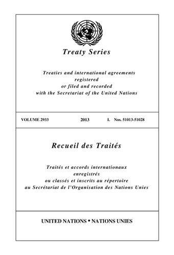 image of Treaty Series 2933 image of Treaty Series 2933