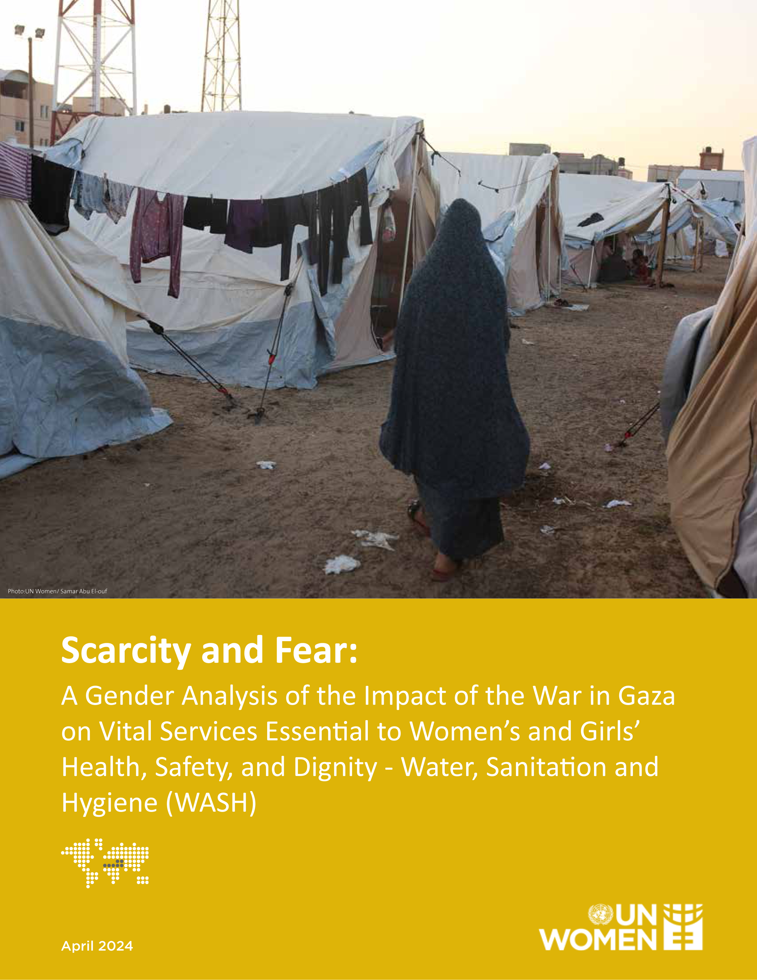 image of Scarcity and Fear: A Gender Analysis of the Impact of the War in Gaza on Vital Services Essential to Women’s and Girls’ Health, Safety, and Dignity – Water, Sanitation, and Hygiene (WASH) image of Scarcity and Fear: A Gender Analysis of the Impact of the War in Gaza on Vital Services Essential to Women’s and Girls’ Health, Safety, and Dignity – Water, Sanitation, and Hygiene (WASH)